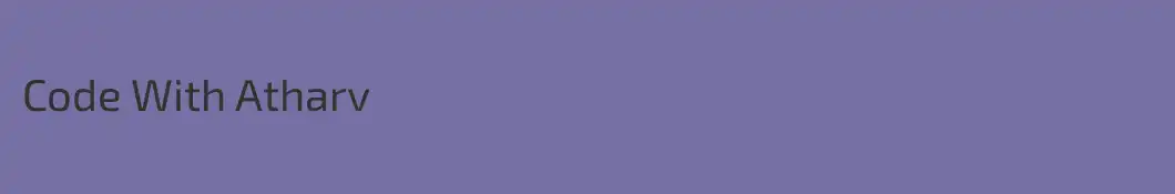 Code With Atharv